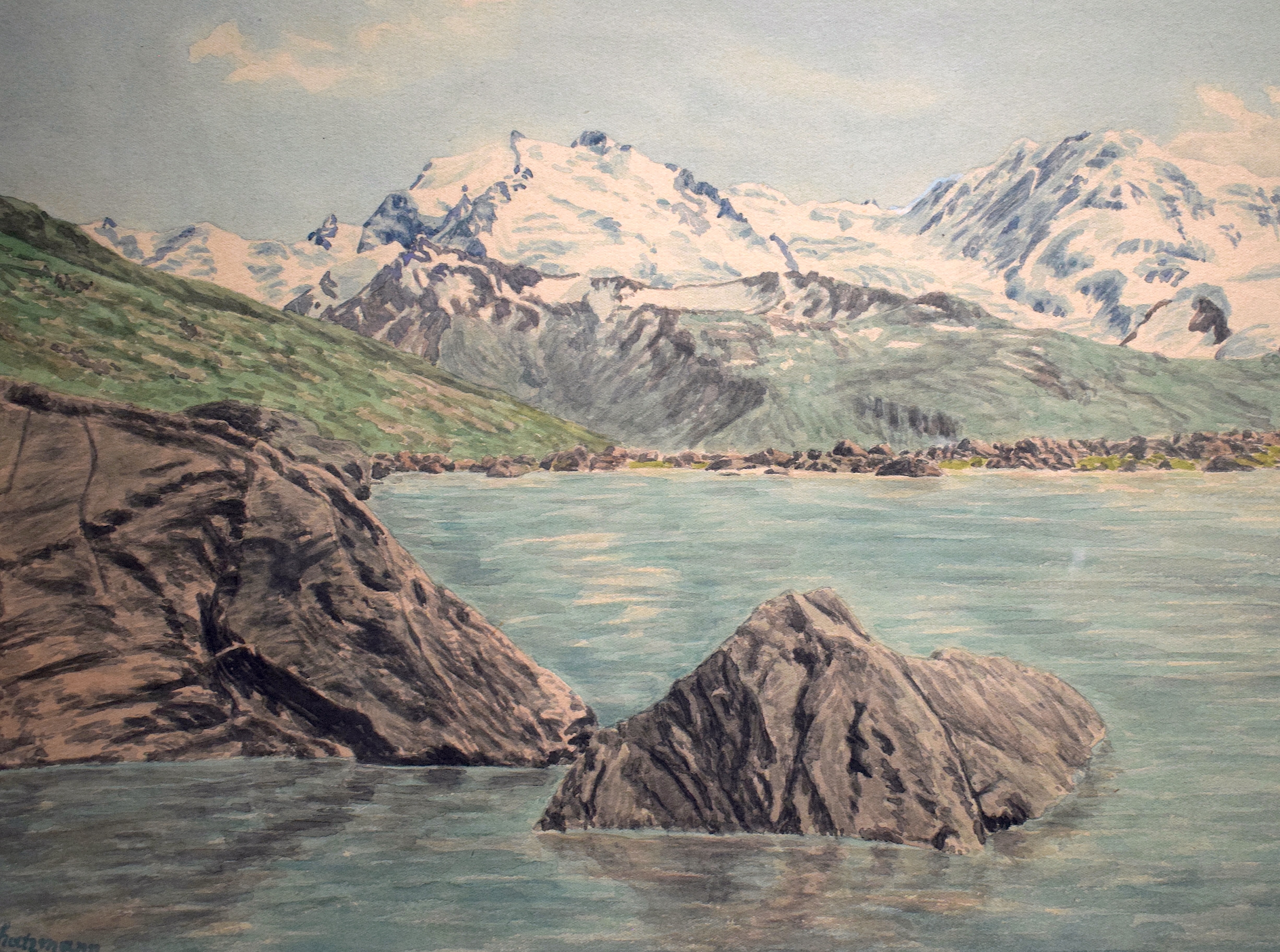 Schatzmann Triftsee Aquarell