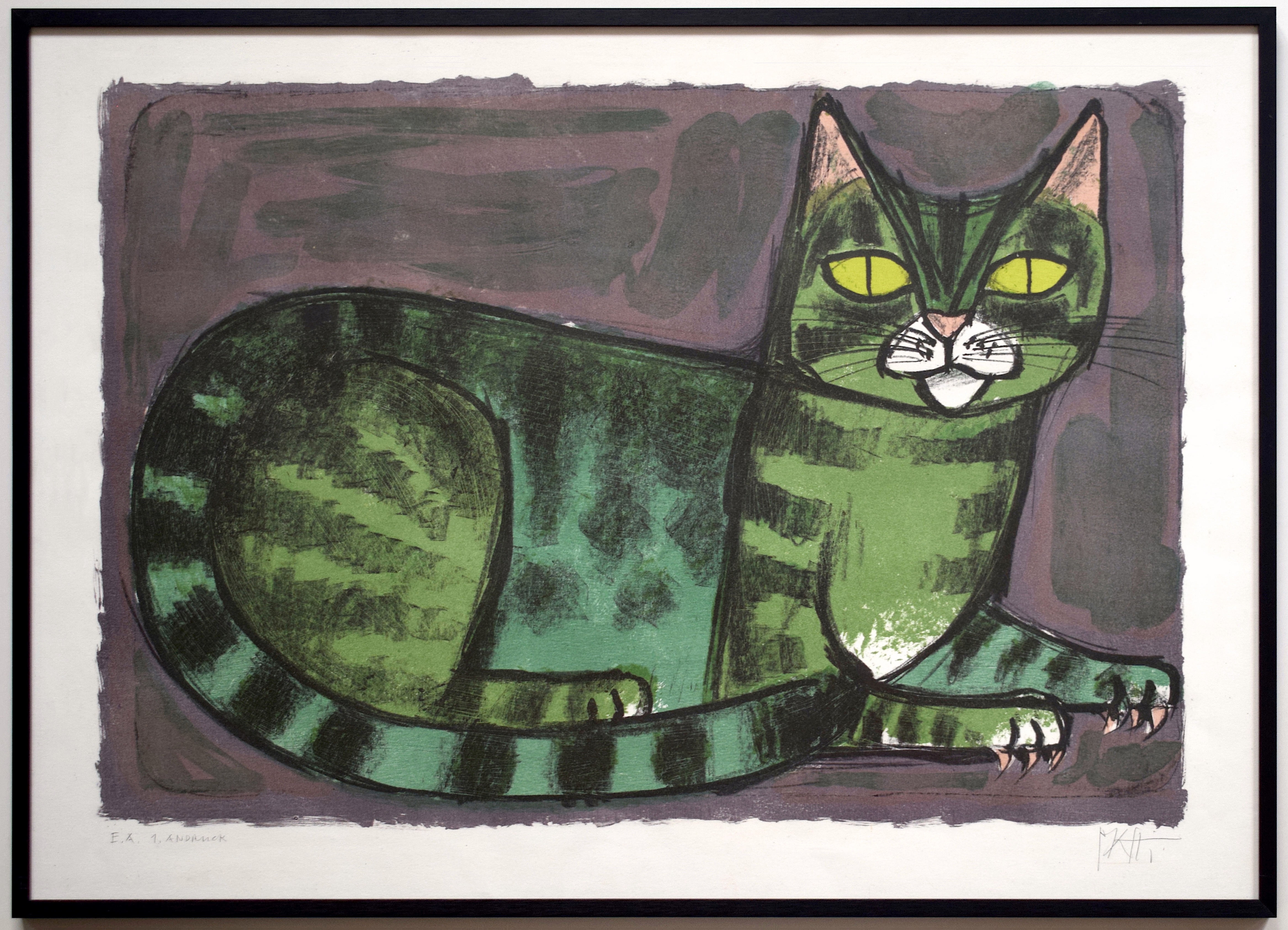 Piatti Celestino Litho Katze