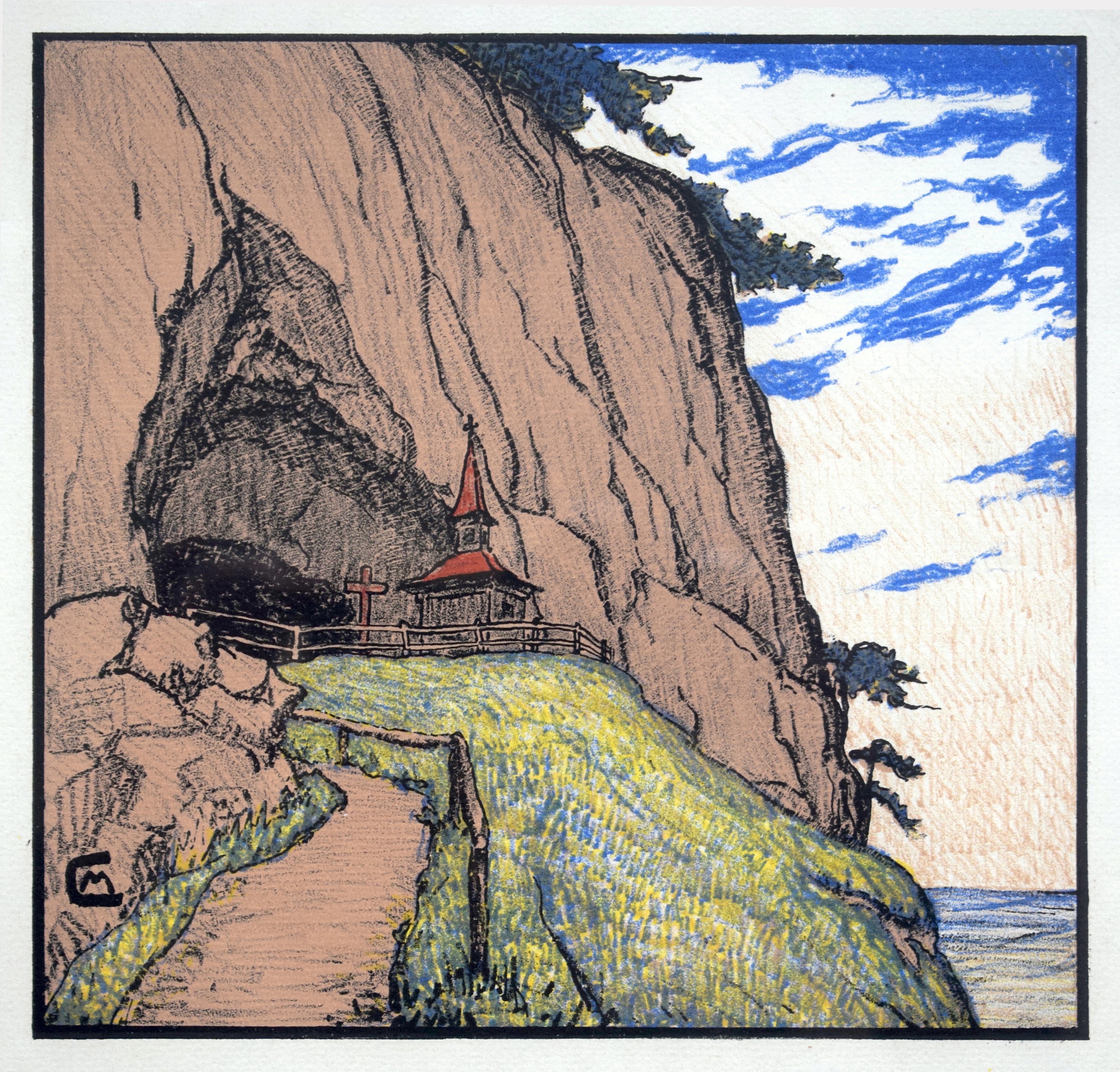 Martha Cunz Wildkirchli Litho