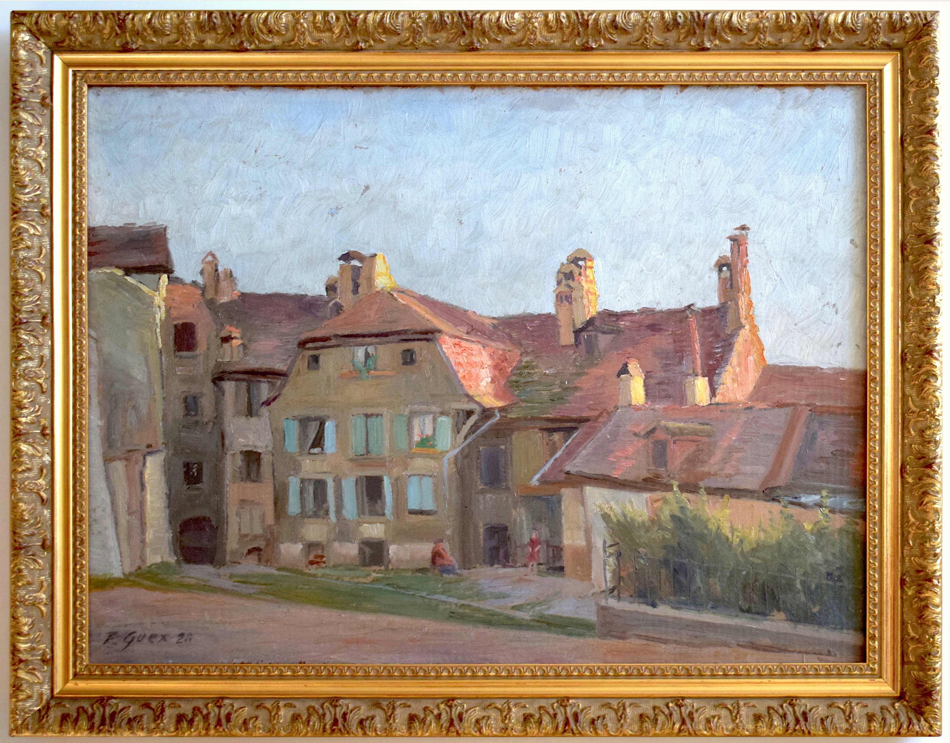 Francis Guex Öl Lausanne